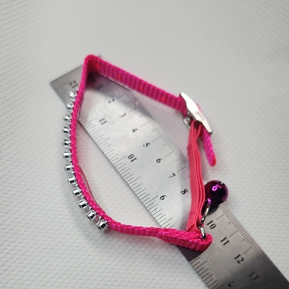 Pink Rhinestone Cat Collar - Picture 10 of 11